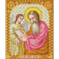 Ткань для вышивания бисером Святой Апостол Матфей, 14x17, Благовест