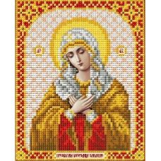 Ткань для вышивания бисером Пресвятая Богородица Умиление, 14x17, Благовест