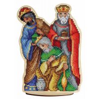 Набор для вышивания крестом Волхвы, 13x18, Щепка (МП-Студия)