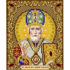 Ткань для вышивания бисером Святой Николай, 14x17, Благовест