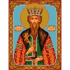 Набор для вышивания Святой Вячеслав, 20x26,5, Вышиваем бисером