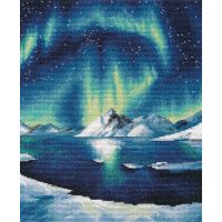 Набор для вышивания крестом Северное сияние, 20x25, Овен