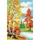 Рисунок на канве Осенний лес, 30x21 (21x14), МП-Студия, СК-042