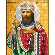 Набор для вышивания Святой Константин, 20x26, Вышиваем бисером
