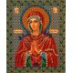 Набор для вышивания бисером Богородица Умягчение злых сердец, 20x25, Кроше