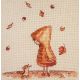 Набор для вышивания крестом Осенняя встреча, 10x10, НеоКрафт