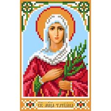 Рисунок на шелке Святая Татиана, 22x25 (9x14), Матренин посад