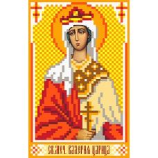 Рисунок на шелке Святая Валерия, 22x25 (9x14), Матренин посад