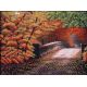 Набор для вышивания бисером Осенний мостик, 40x30, Магия канвы