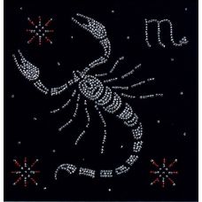 Набор для вышивания бисером Гороскоп Скорпион, 18x18, Магия канвы