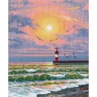 Набор для вышивания крестом Сочинский маяк, 24x30, Овен