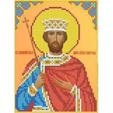 Ткань для вышивания бисером Святой Константин, 13x17, Каролинка