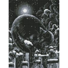 Алмазная мозаика В зимнем саду, 30x40, полная выкладка, Белоснежка