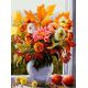 Живопись по номерам Осенние цветы Ольги Воробьевой, 30x40, Белоснежка