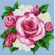 Алмазная мозаика Розовые розы, 30x30, полная выкладка, Белоснежка