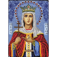 Набор для вышивания Святая Ирина, 19x27, Вышиваем бисером