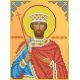 Набор для вышивания бисером Святой Константин, 13x17, Каролинка