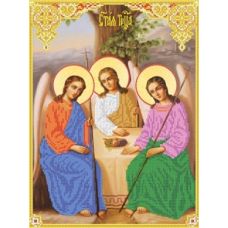 Ткань для вышивания бисером Святая Троица, 26,2x35, Каролинка