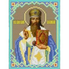 Ткань для вышивания бисером Святой Василий, 12,4x17,5, Каролинка