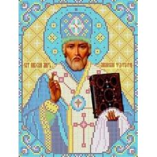 Ткань для вышивания бисером Святой Николай, 19x24,5, Каролинка