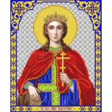 Ткань для вышивания бисером Святая Великомученица Екатерина, 20x25, Благовест