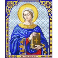 Ткань для вышивания бисером Святая Великомученица Анастасия, 20x25, Благовест