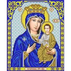 Ткань для вышивания бисером Пресвятая Богородица Юровичская, 20x25, Благовест
