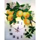 Набор для вышивания Часы с лимонами, 32x40, Fedi