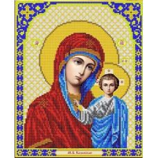 Ткань для вышивания бисером Пресвятая Богородица Казанская, 20x25, Благовест