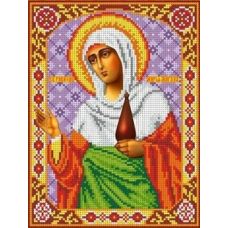 Ткань для вышивания бисером Святая Мария, 18,5x25, Каролинка