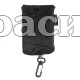 Сумка складная Фиалка черная, 45x62 (сумка) 8x11x2 (чехол), Белоснежка