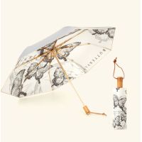 Зонт двухсторонний механический Порхание бабочек, 28 см (99 см), Белоснежка