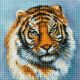 Алмазная мозаика Большой тигр, 30x30, полная выкладка, Белоснежка