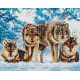 Алмазная мозаика Вольные сыны леса, 40x50, полная выкладка, Белоснежка
