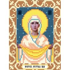 Канва с рисунком Богородица Покрова, 12x16, Божья коровка
