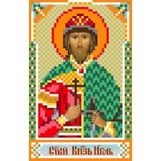 Рисунок на шелке Святой Игорь, 22x25 (9x14), Матренин посад