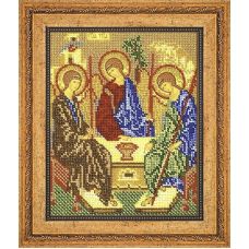 Рама для иконы Троица, Радуга бисера (Кроше), 19х24, Мир багета