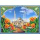 Рисунок на габардине Вид на мечеть, 40x50 (25x35), МП-Студия, Г-115