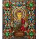Набор для вышивания хрустальными камнями Святой Георгий Победоносец, 16,5x19, Хрустальные грани