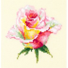 Набор для вышивания крестом Нежная роза, 11x11, Чудесная игла