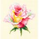 Набор для вышивания крестом Нежная роза, 11x11, Чудесная игла