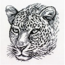 Набор для вышивания крестом Леопард, 20x21,5, Белоснежка