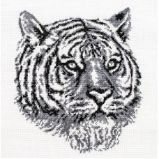 Набор для вышивания крестом Тигр, 20,5x23, Белоснежка