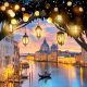 Мозаика стразами Вечерняя Венеция, 40x40, полная выкладка, Алмазная живопись