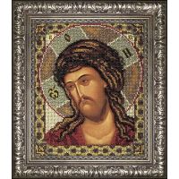 Рама для иконы Спас в терновом венце, Радуга бисера (Кроше), 20х24, Мир багета