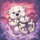Алмазная мозаика Малая медведица, 27x27, полная выкладка, Brilliart (МП-Студия)
