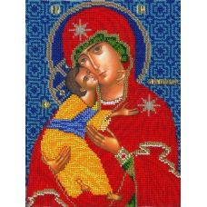 Набор для вышивания Владимирская Богородица, 19x25, Вышиваем бисером