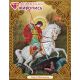 Мозаика стразами Икона Святой Георгий Победоносец, 22x28, частичная выкладка, Алмазная живопись