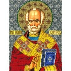 Набор для вышивания Святой Николай Чудотворец, 19x25, Вышиваем бисером