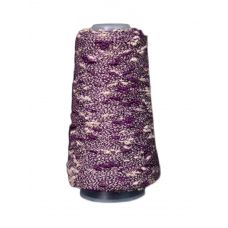 Пряжа Узелковый люрекс (шишибрики) №Y54 Фиолетовый с розовым и золотым люрексом, 350 метров, OnlyWe